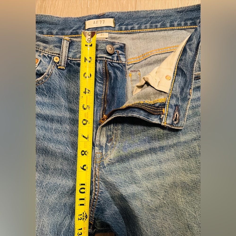 AE77 Premium Super Wide Side Stripe Jean - Picture 8 of 14